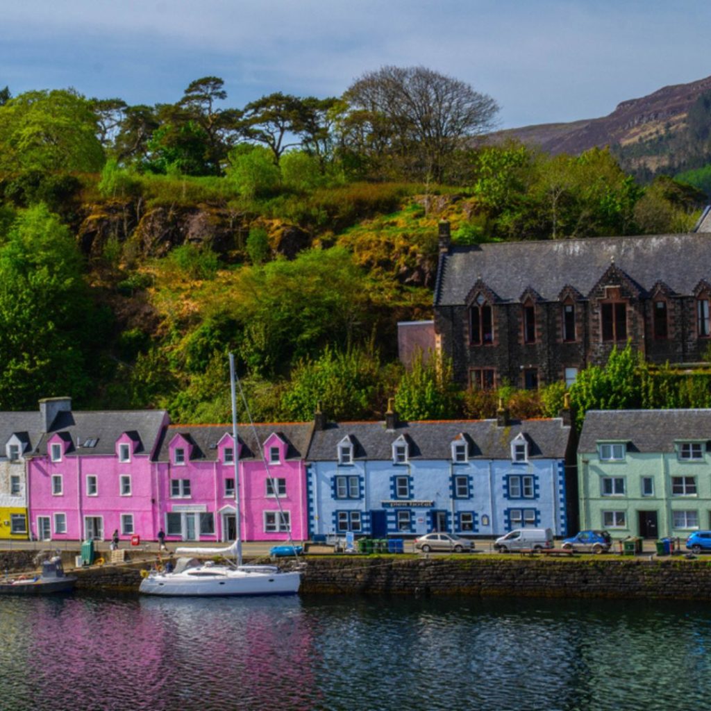 the port town of Portree