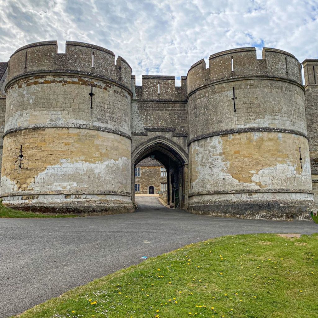 The front of Rockingham Castle in Northamptonshire