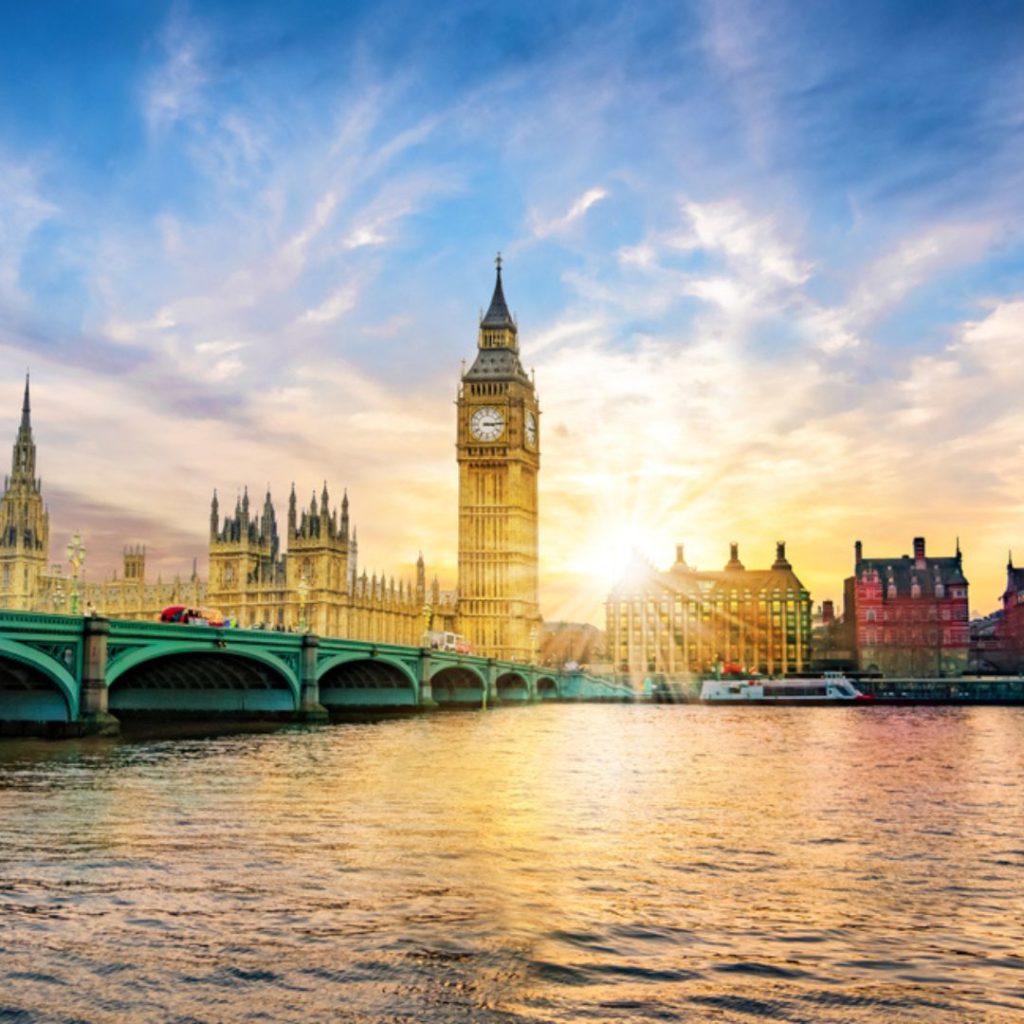 London is one of the things to do in England. Cityscape view of Big Ben and Parliament